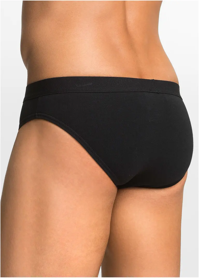 bonprix Praktischer Slip mit modischem Detail - schwarz im Angebot