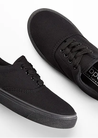 bonprix Sportlicher Sneaker von bpc ideal für die Freizeit - schwarz Blitzverkäufe
