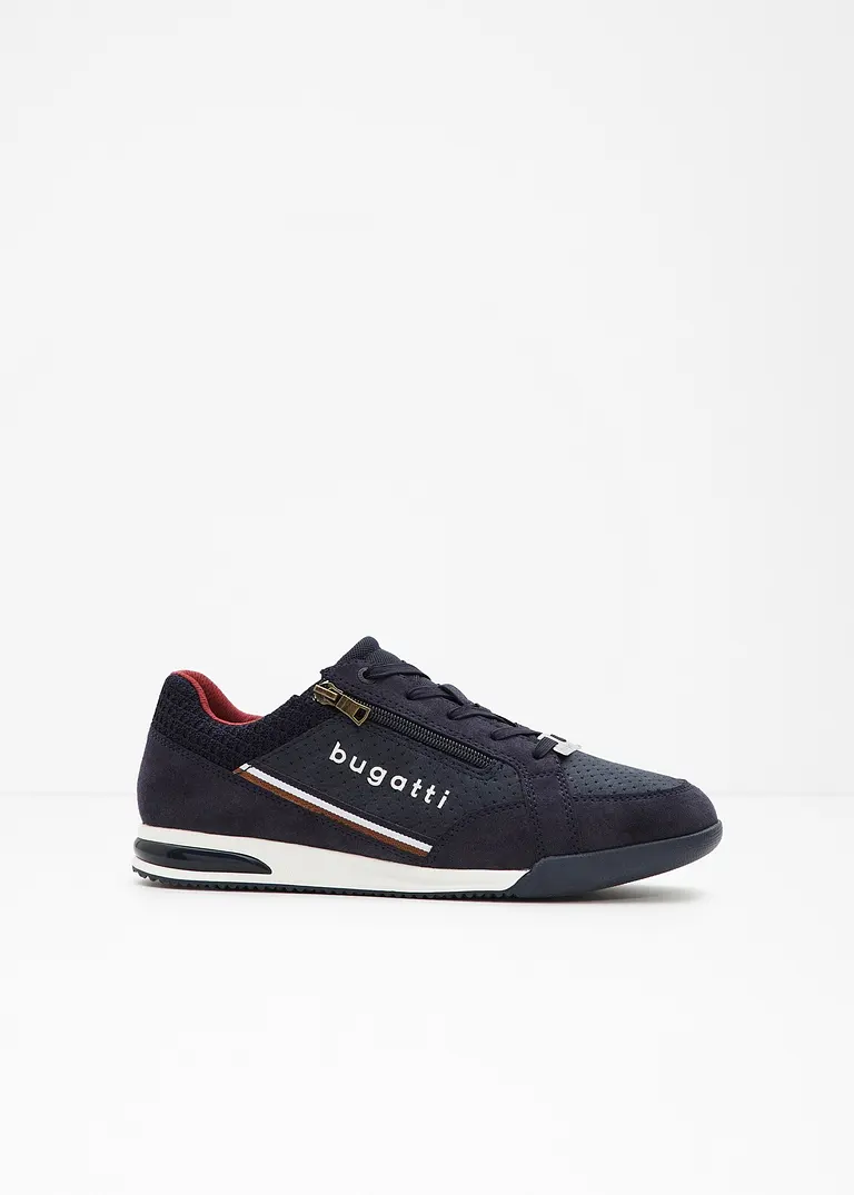 bonprix Lässiger Bugatti Sneaker mit Reißverschluss - blau Rabatt