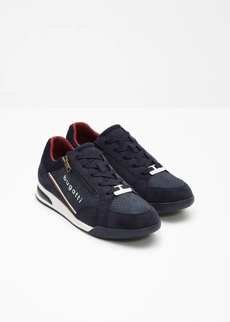 bonprix Lässiger Bugatti Sneaker mit Reißverschluss - blau Rabatt