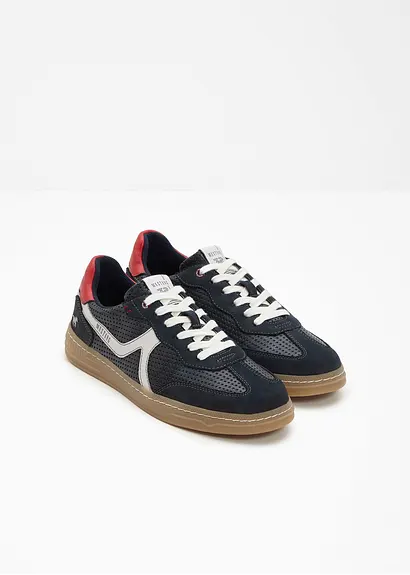 bonprix Modischer Herren-Sneaker von Mustang - blau - Herren Großer Ausverkauf