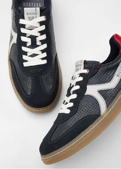 bonprix Modischer Herren-Sneaker von Mustang - blau - Herren Großer Ausverkauf