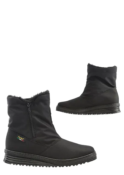bonprix Der wasserdichte Boot mit warmem Futter - schwarz Sonderangebote