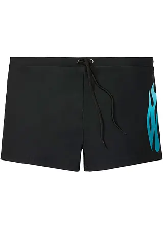 bonprix Sportliche Badehose mit Bindeband - schwarz - Herren Tiefpreis