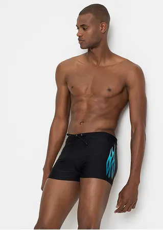 bonprix Sportliche Badehose mit Bindeband - schwarz - Herren Tiefpreis