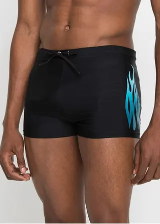 bonprix Sportliche Badehose mit Bindeband - schwarz - Herren Tiefpreis