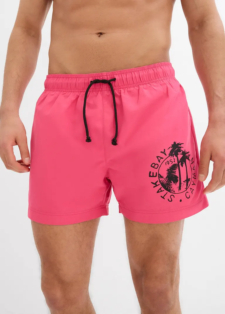 bonprix Sommerliche Badeshorts mit einer Tasche hinten. - pink Letzter Tag