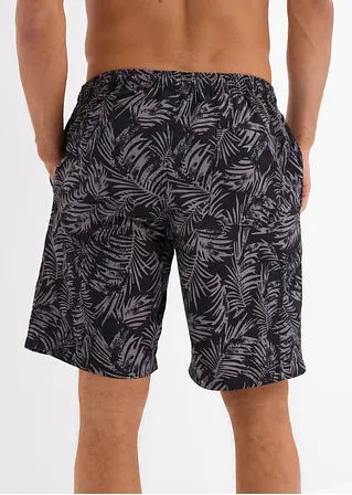 bonprix Modische Badeshorts mit tollem Druck - schwarz - Herren Bis zu 55% Rabatt