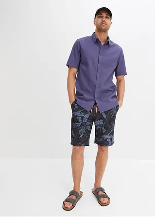 bonprix Sommerlich bedruckte Strand-Bermuda - schwarz - Herren Nur noch ein Tag übrig
