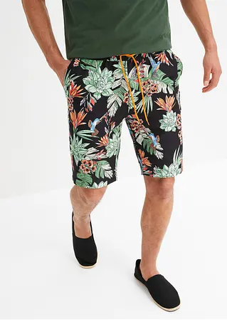 bonprix trendige Strand-Bermuda mit angesagtem Allover-Motiv - schwarz Riesige Rabatte