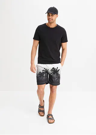 bonprix trendige Strandshorts mit sommerlichem Druckmotiv - weiß - Herren Begrenzt auf 3 Tage