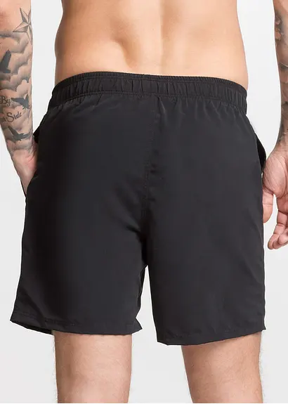 bonprix Sportive Badeshorts in unifarbenem Design - schwarz 50% Rabatt für begrenzte Zeit