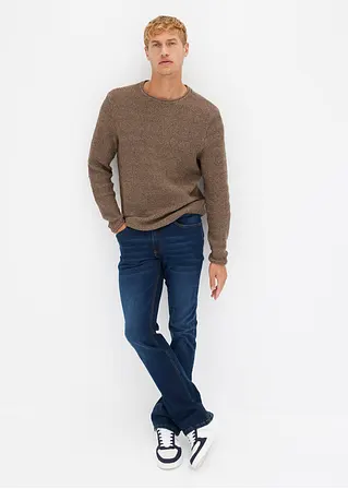 bonprix Praktische Stretch-Jeans in Five-Pocket-Form mit eingearbeiteten Falten Sonderangebot