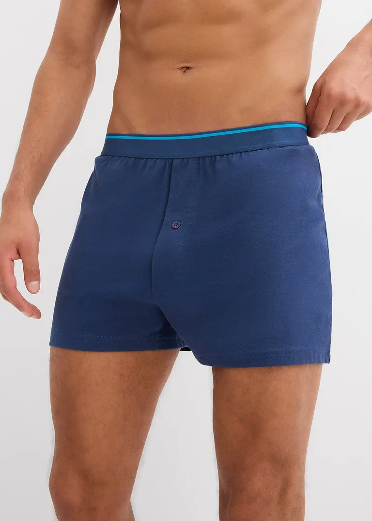 bonprix Lockere Jersey Boxershorts im praktischen 3er Pack Großer Ausverkauf