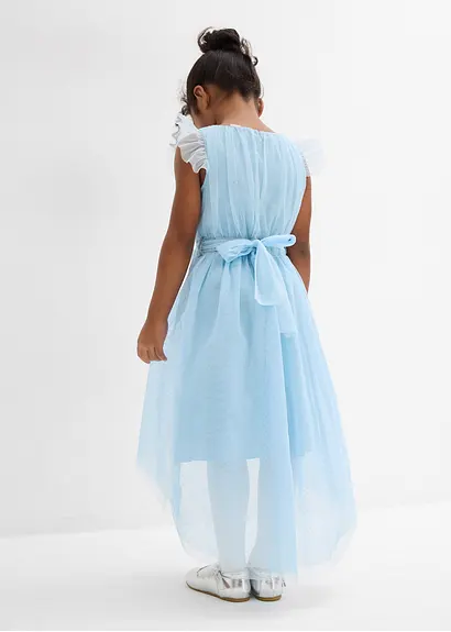 bonprix Schönes Mädchen Tüllkleid für festliche Anlässe - blau Weihnachtsangebot