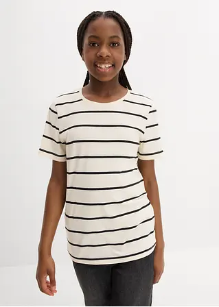 bonprix Mädchen Basic-Shirt im praktischen 2er-Pack - Kinder Exklusive Angebote