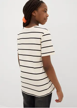 bonprix Mädchen Basic-Shirt im praktischen 2er-Pack - Kinder Exklusive Angebote