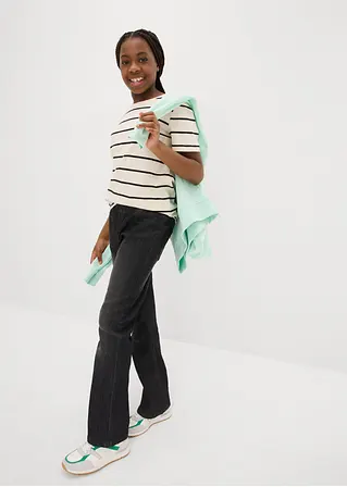 bonprix Mädchen Basic-Shirt im praktischen 2er-Pack - Kinder Exklusive Angebote
