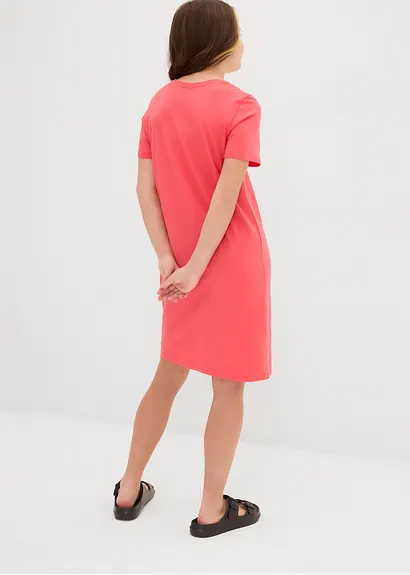 bonprix Schlichtes Jerseykleid für Mädchen aus reiner Bio-Baumwolle Große Rabatte
