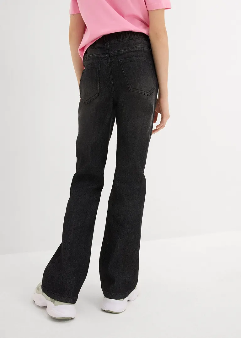 bonprix Mädchen Jeggings mit leicht ausgestelltem Bein und aufgesetzten Geäßtaschen Bestseller