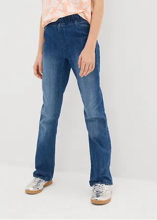 bonprix Mädchen Jeggings mit leicht ausgestelltem Bein und aufgesetzten Geäßtaschen Saisonale Angebote