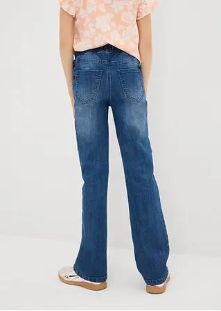 bonprix Mädchen Jeggings mit leicht ausgestelltem Bein und aufgesetzten Geäßtaschen Saisonale Angebote