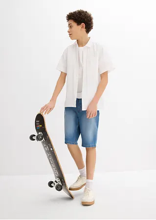 bonprix Weitenverstellbare Jungen Bermuda im 5-Pocket Style Wochenangebot
