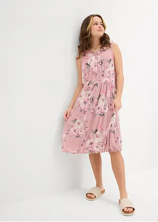 bonprix Sommerliches Kleid für Mädchen aus Mesh - rosa - Kinder Zeitbegrenzte Promotion