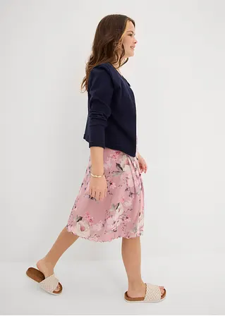 bonprix Sommerliches Kleid für Mädchen aus Mesh - rosa - Kinder Zeitbegrenzte Promotion