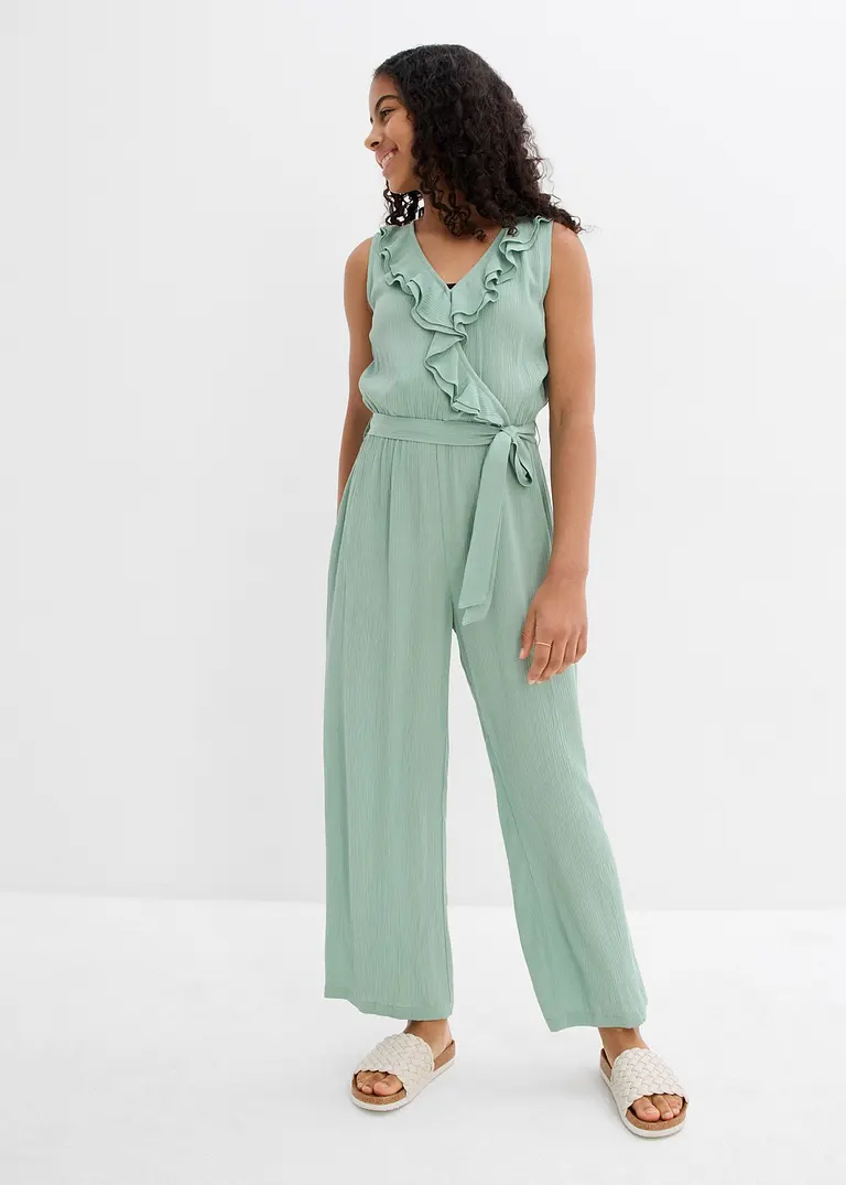 bonprix Schicker Jumpsuit für Mädchen ohne Ärmel aus fließender Viskose Sonderangebot der Fabrik