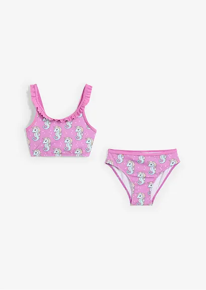 bonprix Süßer Bikini mit verspielten Rüschen im 2-tgl. Set Clearance-Verkauf