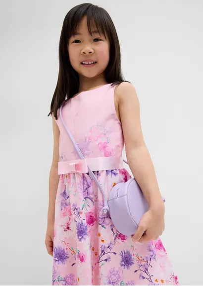 bonprix Sommerliches Mädchen Kleid mit Blumendruck - rosa Online
