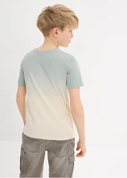 bonprix Angesagtes Jungen T-Shirt mit Farbverlauf und Rundhalsausschnitt Fabrik Onlineshop