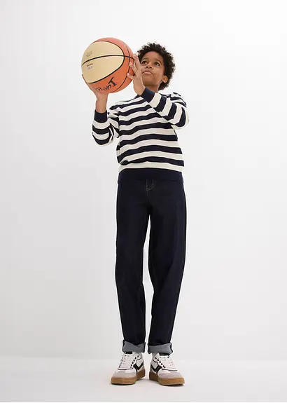 bonprix Tolle Jungen Stretch-Jeans im 5-Pocket Style - blau Günstig kaufen