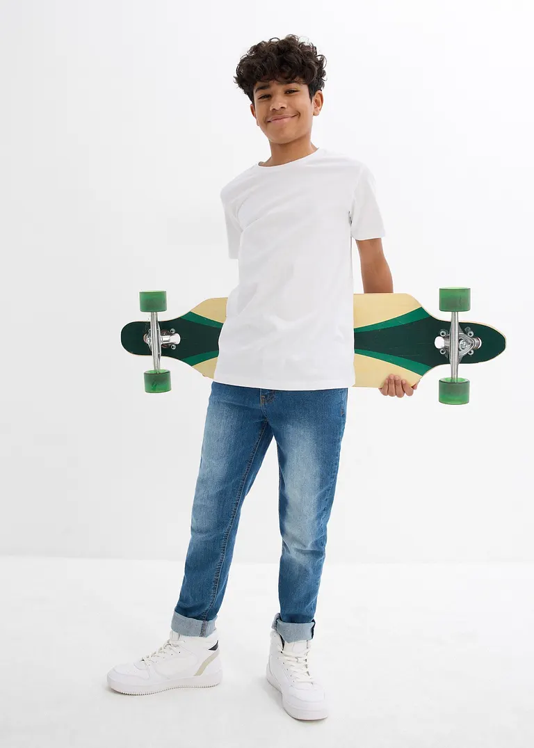 bonprix Schöne Basic Packung für Jungen mit Rundhalsausschnitt Großer Ausverkauf