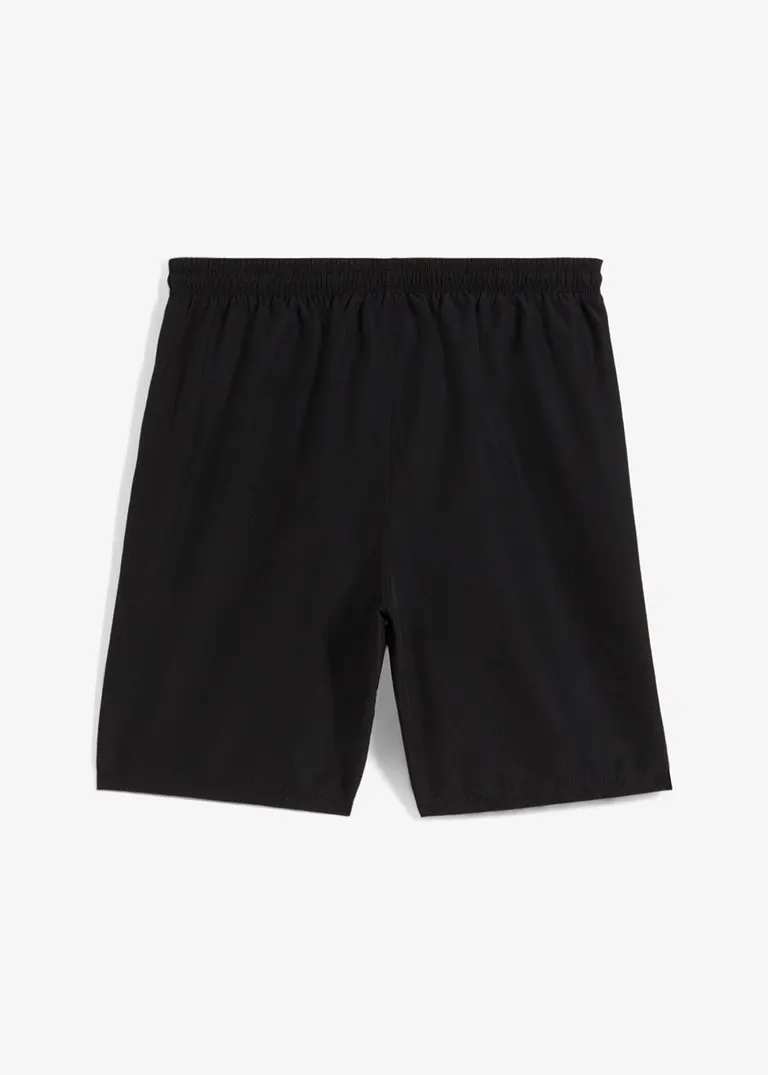 bonprix Schlichte Badeshorts im lässigen Design - schwarz Exklusivangebot