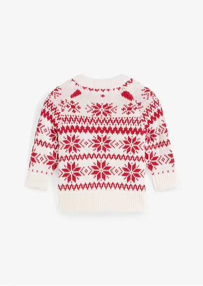 bonprix Schöne Baby Strickjacke mit Knopfverschluss - rot Kostenlose Rückgabe