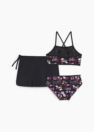 bonprix Schönes Mädchen Bikini Set mit Rock (3-tlg.Set) 50% Rabatt für begrenzte Zeit