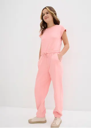 bonprix Cooler Sweatoverall in toller Farbe - rosa - Kinder Sonderangebot