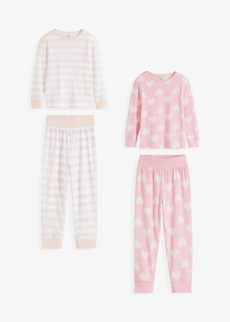 bonprix Mix-and-Match: Mädchen Pyjama im 4-tlg. Set - Kinder Zeitlich begrenztes Angebot