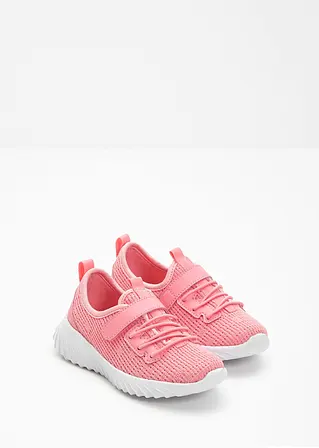 bonprix Bequemer Sneaker mit Klettverschluss - rosa - Kinder Riesige Ersparnisse