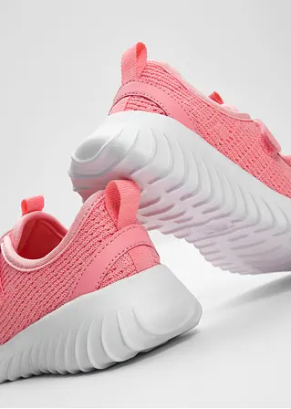 bonprix Bequemer Sneaker mit Klettverschluss - rosa - Kinder Riesige Ersparnisse