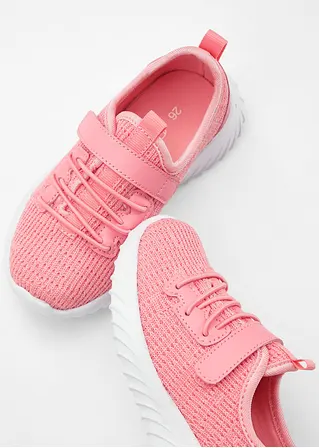 bonprix Bequemer Sneaker mit Klettverschluss - rosa - Kinder Riesige Ersparnisse