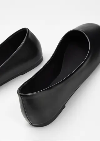 bonprix Zeitloser Ballerina in schönem Design - schwarz - Damen Bis zu 55% Rabatt