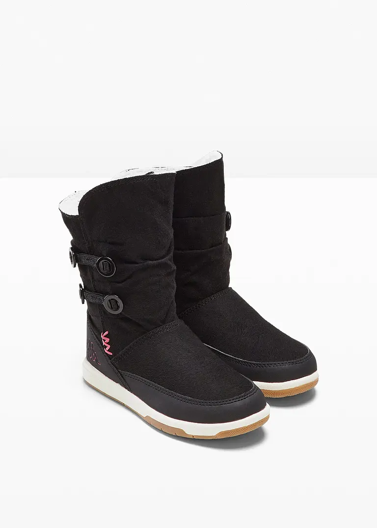 bonprix Niedlicher Winter Boot von Kappa mit schönen Details - schwarz Kostenloser Versand international