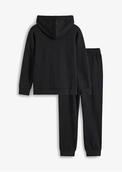 bonprix Gemütlicher Mädchen Jogginganzug (2-tlg. Set) im Homewear Design mit Bindeband Osterangebot