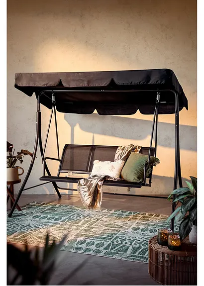 bonprix Teppich in frischen Farben als Blickfang in jedem Wohnraum oder auch auf Terrasse und Balkon Lagerräumung
