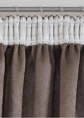 bonprix Zeitloser Fensterschmuck in hochwertiger Jacquard-Qualität Schlussverkauf