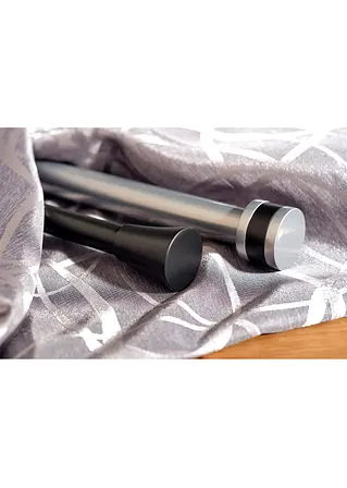 bonprix Gardinenstange mit zeitlosem Endstück - silber 1-läufig Rabatt